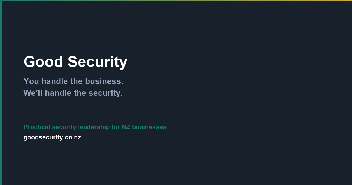 Home | Good Security